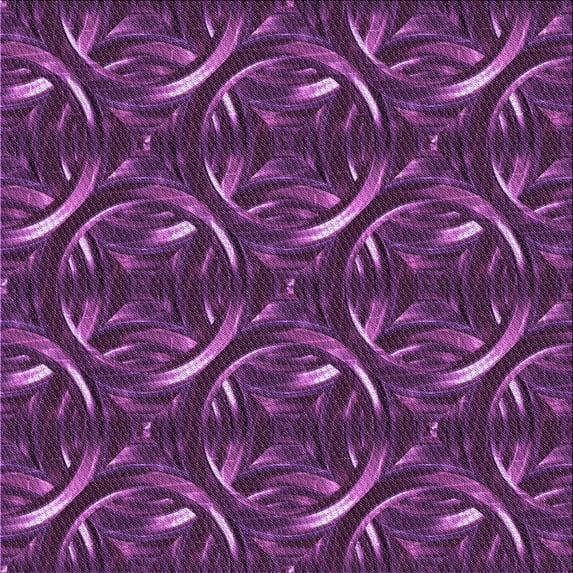 Ahgly Company Machine Washable Indoor Square Transitional Plum Velvet Purple Area Rugs, 5' Square