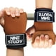 thumbnail image 2 of Muñequeras para levantamiento de pesas Entrenamiento Muñequeras con doble capa de microfibra Capa de agarre mejorado para la mano y la muñeca óptima Gym Lifting Correas para y Powerlifting, 2 of 3