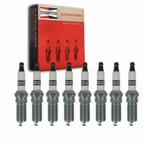 8 pc Champion 3017 Platinum Spark Plugs for RES8PYB5 Ignition Wire Secondary Fits select: 2011-2022 FORD EXPLORER, 2011-2022 FORD F150