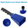thumbnail image 6 of YongCo Cowbell with Handle Noise Maker Cheering Bells School Bells Hand Call Bells Handheld Cow Bells for Footballs Game Party, 6 of 12