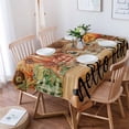thumbnail image 4 of Buffalo Plaid Squirrel Pumpkin Rectangle Tablecloths 60x162,Retro Thanksgiving Harvest Autumn Table Cloth Table Cover Indoor/Outdoor Tabletop Decor for Wedding Holiday Party Dinner Baby Shower, 4 of 7