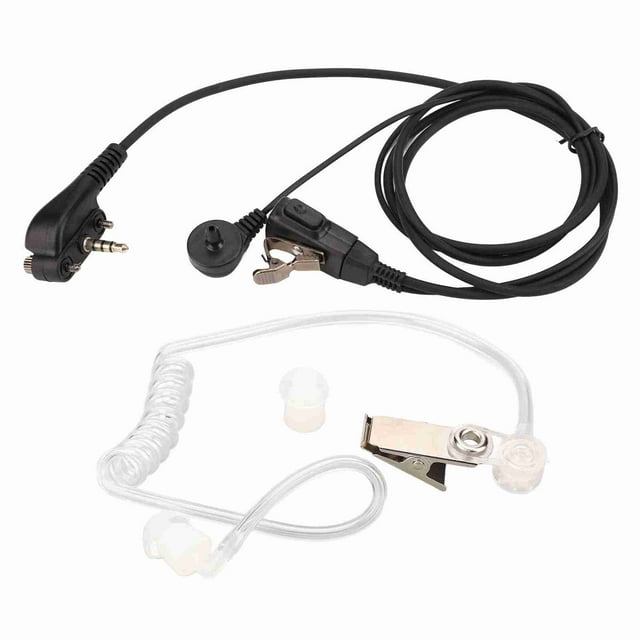 Auriculares de tubo acústico, auricular de tubo de aire portátil pu para evx 261 para walkie talkie