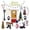 C, variant on 1:12 Christmas Gate Mini Doll House Fairy Gate Christmas Decoration Scene Room/ Christmas Elf Door Decoration 15×10×4cm Elf Door 5