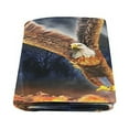 thumbnail image 2 of CADecor Eagle With Fire Couch Sofa or Bed Fleece Blanket Throw 58x80 inches, 2 of 3