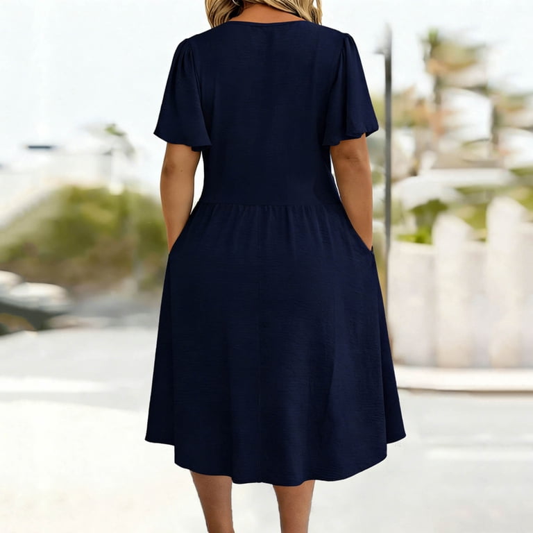 modest plus size dresses midi length Amazon.com: LALAGEN Plus Size Dress for Women Modest Short Sleeve Ruched  Bodycon Mermaid Cocktail Midi Dresses Dark Green 1X : Clothing, Shoes &  Jewelry