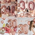 thumbnail image 6 of AYUQI 30th Birthday Decorations for Women, Rose Gold Happy Birthday Party Supplies with Birthday Bunting Banner, Rose Gold Confetti Latex Balloons, Number 30 Crown Wine Bottle Foil Balloons, 6 of 7