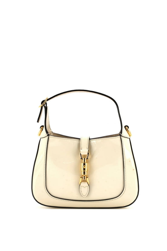 Pre-Owned Jackie 1961 Chain Hobo Patent Mini By Rebag