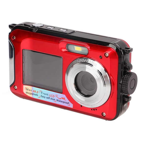Cámaras subacuticas, Cámae digital inadmable hd 2.7k 48mp con zoom digital 16x, cámarae compacta de apuntar y dispararar para bucear