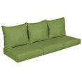 thumbnail image 2 of Sunbrella Sorra Home  Outdoor Deep Seating Sofa Pillow and Cushion Set 23 in W x 25 in D x 5 in H - Cilantro, 2 of 5