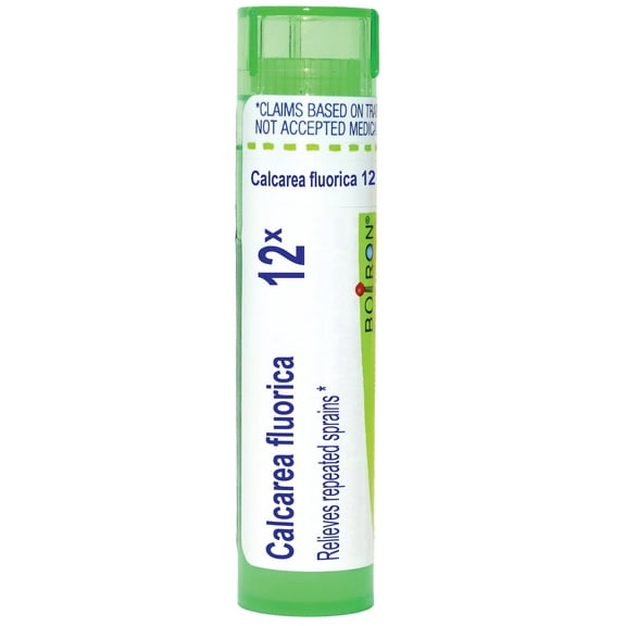 Boiron Calcarea Fluorica 12X, Homeopathic Medicine for Repeated Sprains, 80 Pellets
