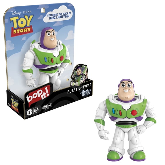 Bop It! Disney Pixar Buzz Lightyear Edition, Toy Story Games, Birthday Gifts for Kids Ages 8