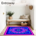 thumbnail image 3 of ODIKA 3x5 Machine Washable Non-Slip Area Rug, 3D Game Controller With Pixel Burst Art High Traffic Rug, Pink, 464456, 3 of 7