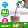 thumbnail image 4 of Orgain Organic Nutrition Shake, Grass Fed Protein, Creamy Chocolate Fudge 11oz, 12ct, 4 of 8