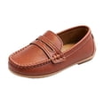 thumbnail image 2 of Willtoo Girl Boy's Dress Shoes Slip-On Penny Loafers Casual Back to School Style for Toddler/Little Kid/Big Kid, 2 of 5