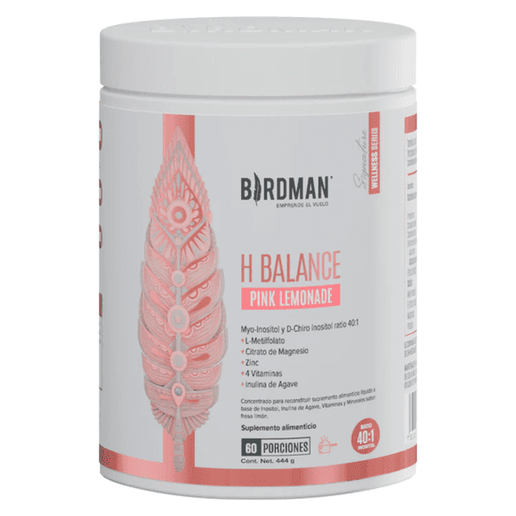 BIRDMAN H-BALANCE 60 PORCIONES 444 GR SABOR PINK LEMONADE