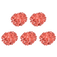 thumbnail image 1 of 100 Piezas Guijarros Reutilizables Que Brillan en para Paisajismo Al Aire Libre () Naranja, 1 of 4