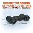 thumbnail image 3 of Sistema de sonido BOSS Audio Systems ATV654 ATV UTV con Bluetooth, 3 of 5