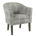 thumbnail image 4 of HomePop Modern Barrel Accent Chair, 4 of 7