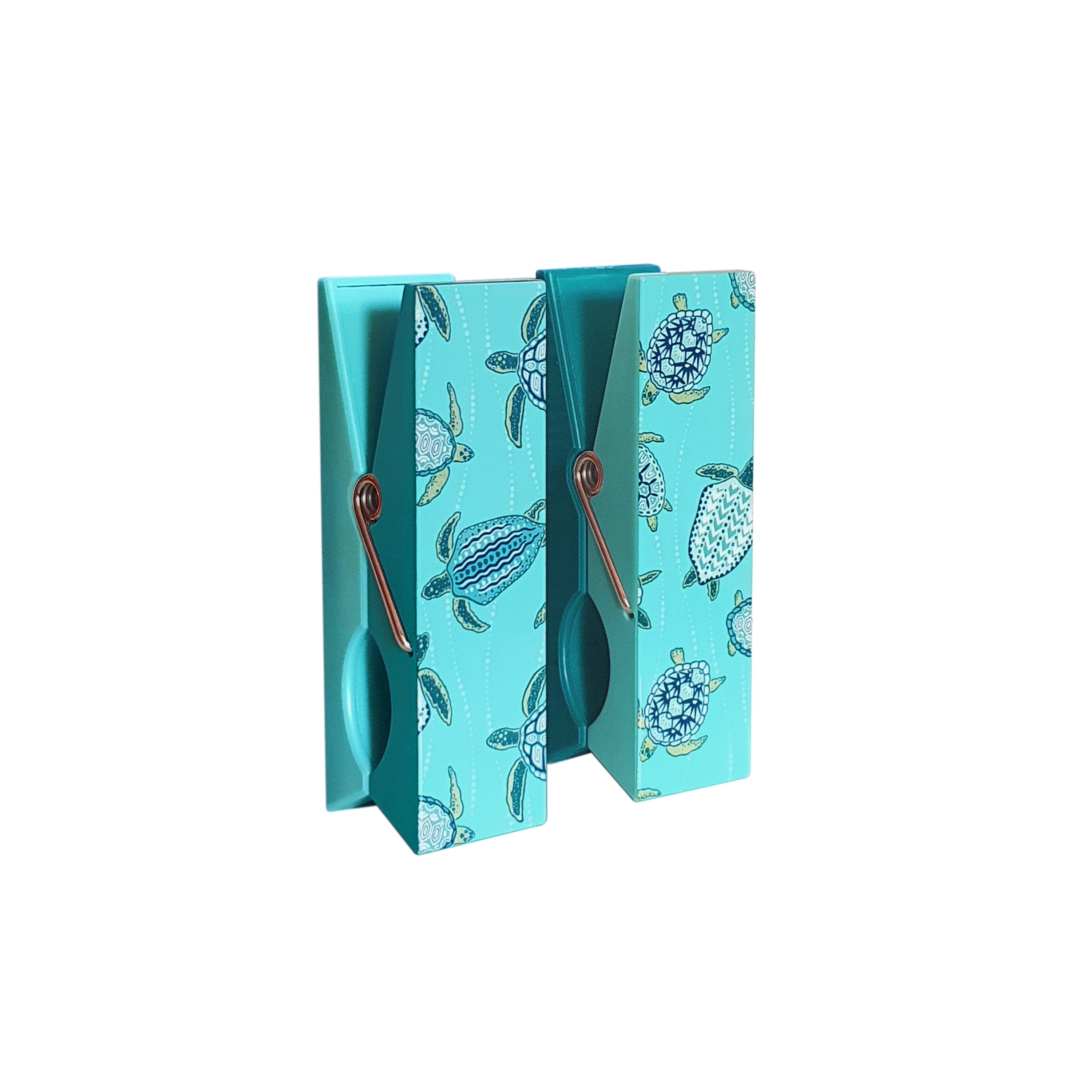 Mainstays Beach & Pool Towel Clips, Turtles, 2 Count