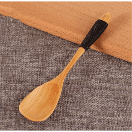 

Mini Wooden Spoon Bamboo Kitchen Cooking Utensil Tool Soup Catering Teaspoon