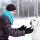 thumbnail image 3 of Guantes cálidos, guantes de invierno, guantes resistentes al viento, guantes de lana para exteriores, guantes de otoño e invierno para hombres y mujeres, negro M, 3 of 5