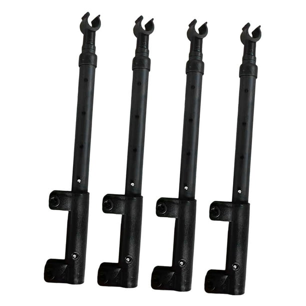 4 Barras de Soporte para Mesa de Carrito de Camping, de Repuesto, Telescópicas Multifuncionales para Senderismo Y Pesca.