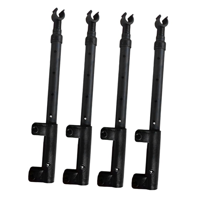 Tnarru 4Pcs Camping Cart Table Support Rod Heightening Rods Adjustable Lightweight Lifting Rod for Picnic Fishing Backpacking Garden