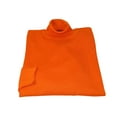 thumbnail image 3 of Men PRINCELY Turtle neck Sweater From Turkey Merino Wool 1011-80 Orange, 3 of 5