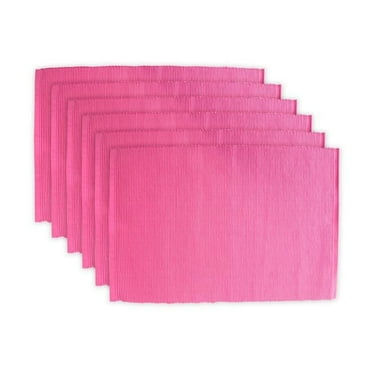Flamingo Ribbed Placemat Set of 6