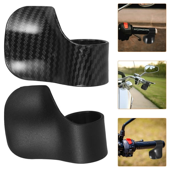 DRAFIDEEP 2Pcs Sleek Design Motorcycle Cruise Control Throttle Mounted Holder for Riders 6.00X5.00X2.40CM