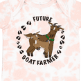 thumbnail image 4 of Inktastic Future Goat Farmer with Cute Goats and Hoof Prints Boys or Girls Baby Bodysuit, 4 of 5