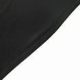 thumbnail image 3 of Balsa Circle 8 Feet Black Fitted Spandex Tablecloth Open Back Rectangle Table Cover Event, 3 of 8