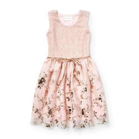Allover Butterfly Easter Dress (Little Girls & Big Girls)