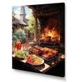 thumbnail image 2 of Designart "A Lively Food Barbecue wall art III" Food & Beverage Canvas Print, 2 of 5