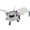 🔥 White_Base#3805, variant on Foldable Mini Cartridge Gas Stove | Outdoor Camping Portable Cooker | Stainless Steel Plated | High-Temperature Flame | Copper Intake Pipe | Rust-Resistant | 16x16x10cm | 1 Pack
