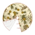 thumbnail image 3 of Kll Monkeys And Pinealpples Christmas Tree Skirt 30",Party Decorations Farmhouse For Christmas Decorations Holiday Party, 3 of 8