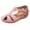 B Pink, variant on Wovix Sandals For Women Dressy And Casual Bohemia Ankle Strap Comfortable Closed Toe Shoes Casual Daily Wear