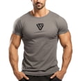 thumbnail image 3 of Gymish Motivational Workout Shirt for Men – Gym T-Shirt, Mens Gym Shirt, Gym Clothes, Fitness Gift for Men, Warm Grey, Small, 3 of 6