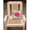 thumbnail image 2 of Caroline's Treasures BB1023-RS-BU-PW1414 Fish Tang Fish Shabby Chic Blue Roses Pillow Large Multicolor, 2 of 4