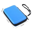 thumbnail image 2 of 2 Pack Hard EVA Portable Storage Bag for Nintendo 3DS XL Game Console (Blue), 2 of 4