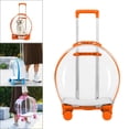 thumbnail image 4 of Bolsa de ansporte con Ruedas para , Bolsa de Burbujas para Mascota Caja para , , Perro , Bolsa de Cápsula - naranja Colco Caja de la carretilla, 4 of 8