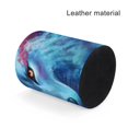 thumbnail image 4 of Lobo Galaxia-theme Cylinder Pen Holder Pencil Organizer with Flannel Lining PVC Leather Material Cardboard Base for study work 10*8CM, 4 of 6