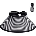 thumbnail image 1 of Visera Mujer Sombrero de Sol de Playa de Paja de ala Ancha Protección UPF 50+ de Verano JM, 1 of 5