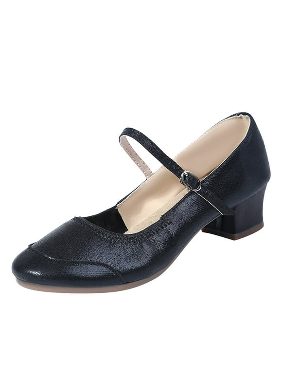 Mens Leather Sole Shoes Dancing