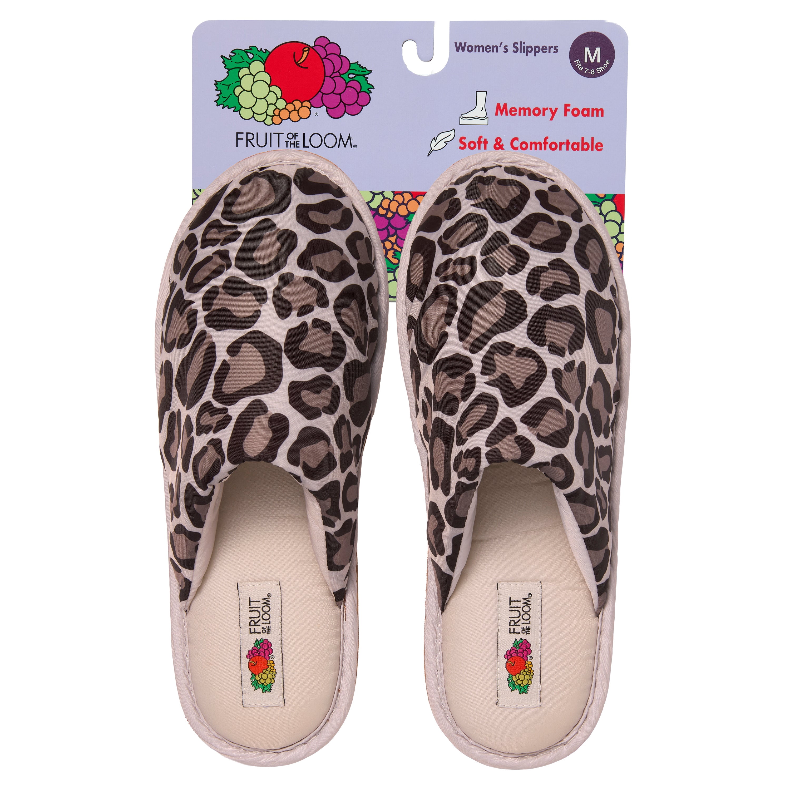 Fruit of the Loom Women's Nylon Padded Slippers