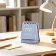 thumbnail image 7 of 2027 Desk Calendar, Small Standing Monthly Calendar with Gold Print for Office Desk, 7 of 7
