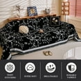thumbnail image 6 of NAYOROOM Vintage Black Couch Cover,Chenille Sofa Cover Slipcover Sofa Towel Furniture Cover（71"x 150"）, 6 of 16