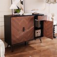 thumbnail image 3 of LLappuil Sideboard Storage Cabinet with Drawer and Height-Adjustable Shelves, 3 of 8