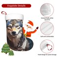 thumbnail image 5 of Disketp Oil Painting Tribal Wolf Christmas Stockings, Xmas Stocking for Family Holiday Season Décor, Personalized Holiday Indoor Decorations, 5 of 7