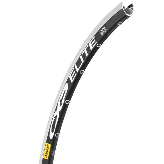 Mavic, CXP Elite, Rim, 700c, ISO 622, 32H, Double wall, Pinned, Presta, Black